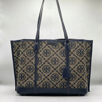 Tory Burch T Monogram Large Jacquard Tote Bag Hazel