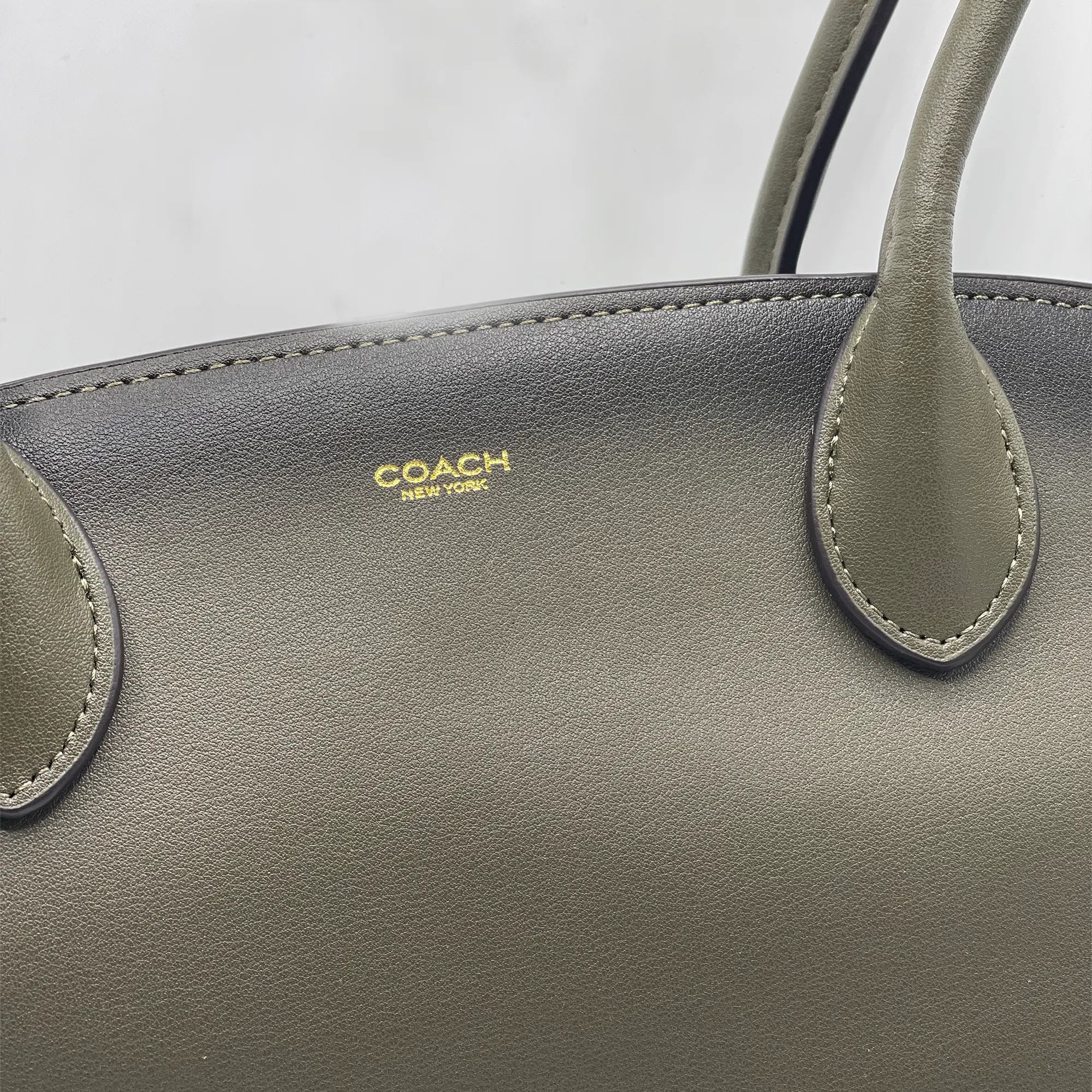 COACH Empire 34 Leather Shoulder Bag