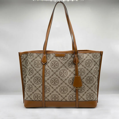 Tory Burch T Monogram Large Jacquard Tote Bag Hazel