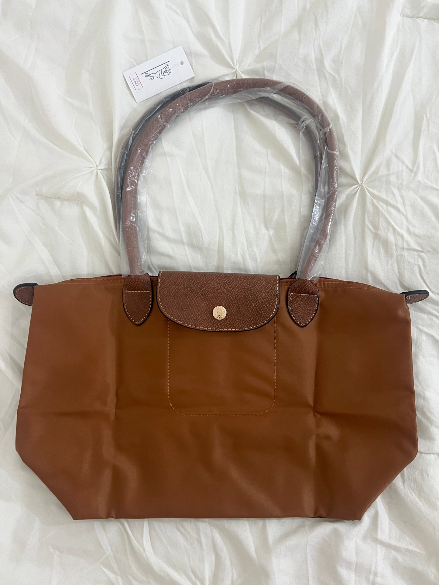 Longchamp Tote Medium -  Brown (WITH BRAND LOGO)