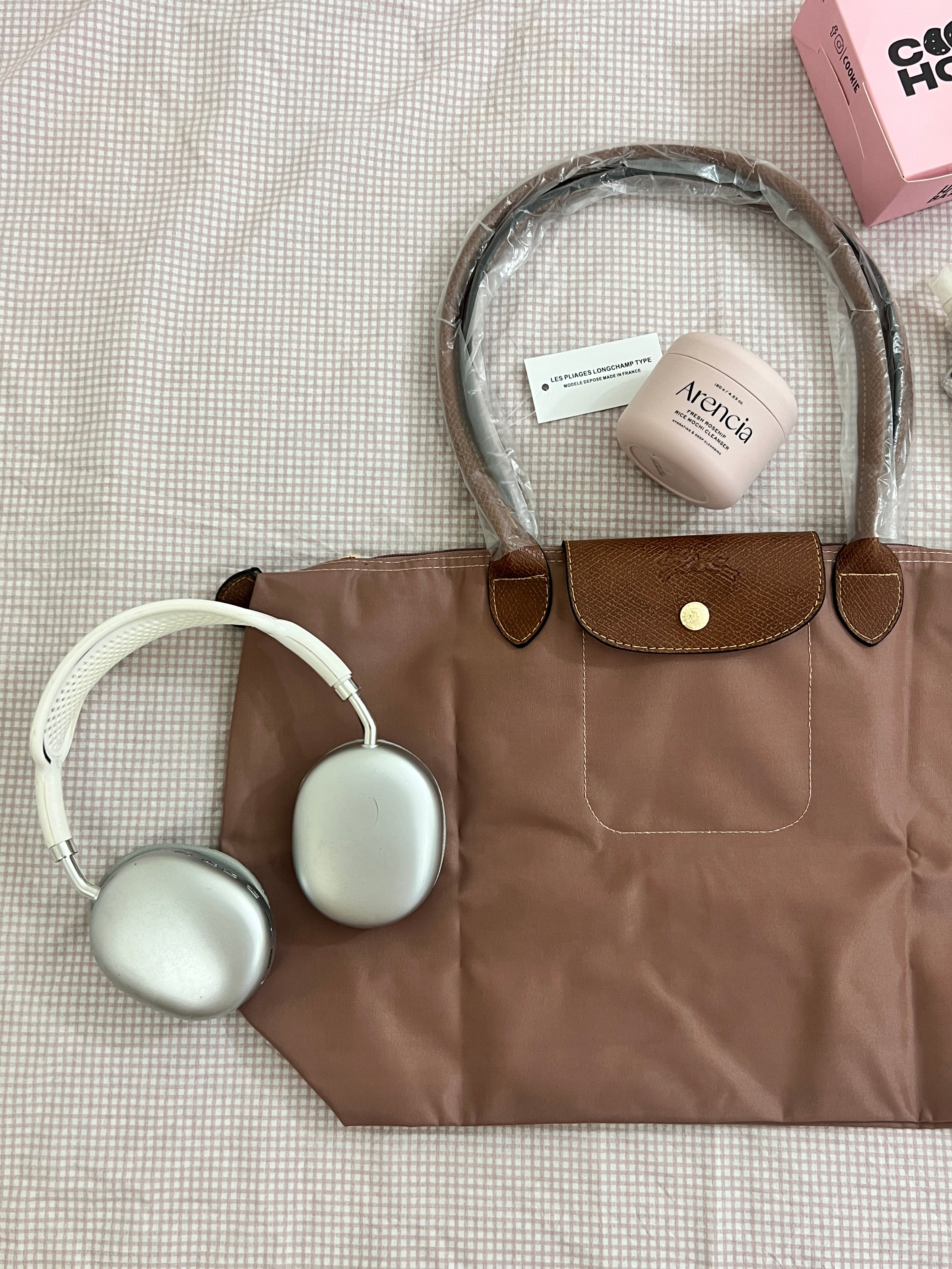 Longchamp Tote Large - Pink (WITH BRAND LOGO)