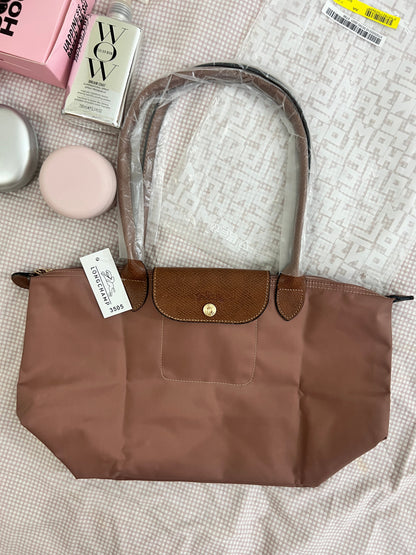 Longchamp Tote Medium - Pink (WITH BRAND LOGO)