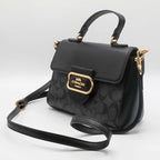 COACH TOP SHOLDER BAG Black