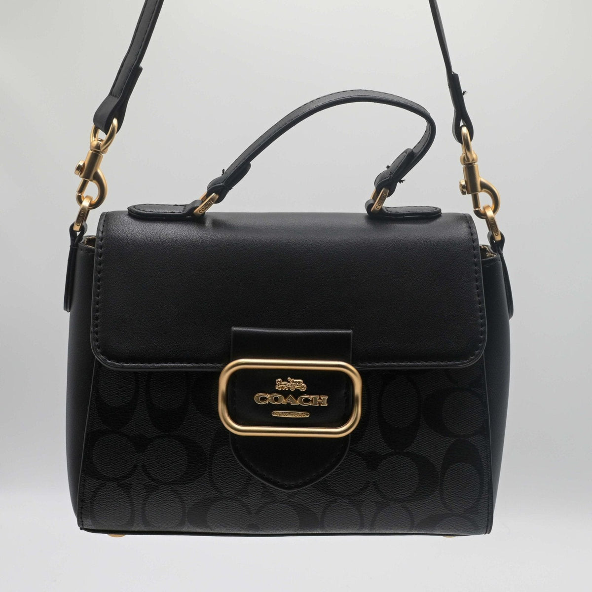 COACH TOP SHOLDER BAG Black