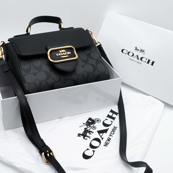 COACH TOP SHOLDER BAG Black