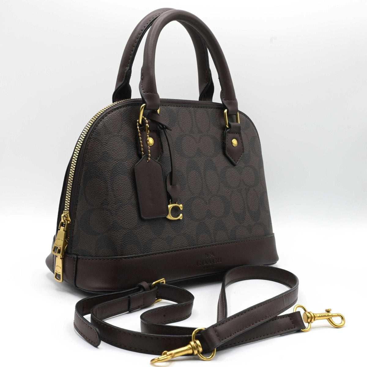COACH Handbag Dark Brown