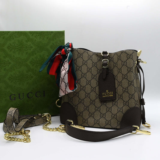 GG BUCKET Brown