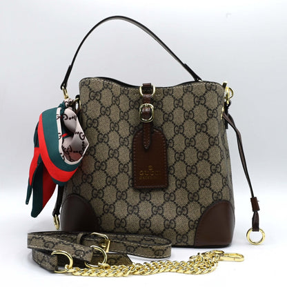 GG BUCKET Dark Brown