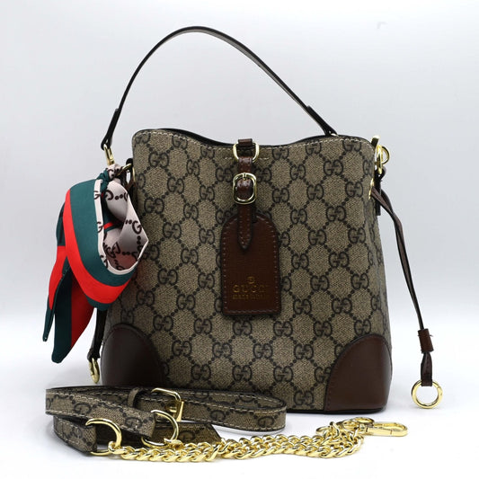 GG BUCKET Dark Brown