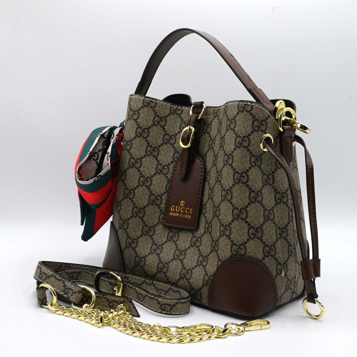 GG BUCKET Dark Brown