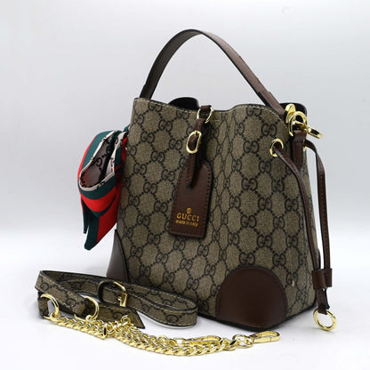 GG BUCKET Dark Brown