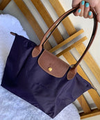 Longchamp Tote MEDIUM - PURPLE (WITH BRAND LOGO) (Copy)