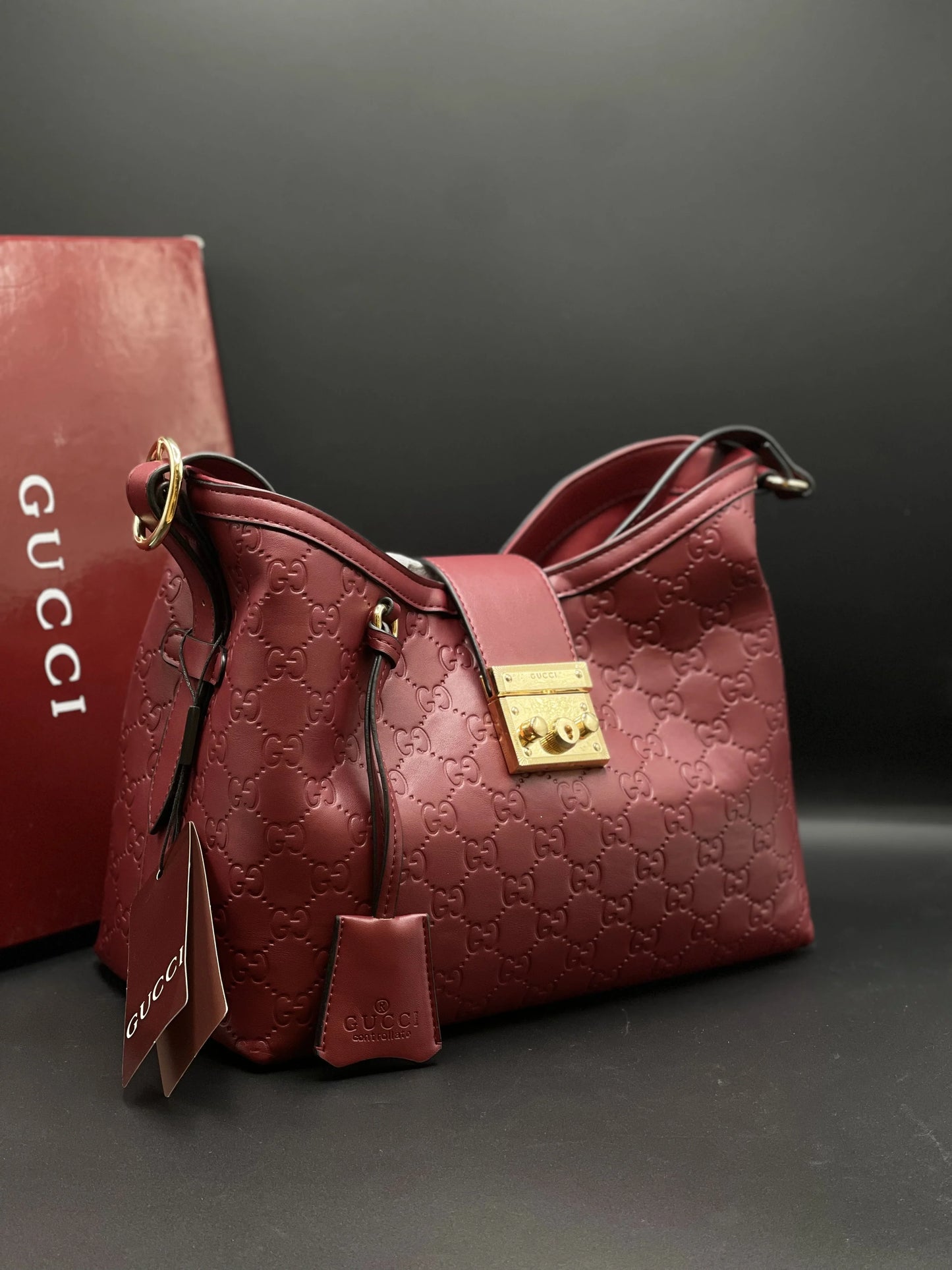 GG HAND BAG Mahroon