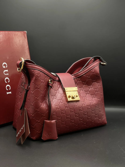 GG HAND BAG Mahroon