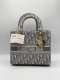 Dior LADY HAND BAG - Grey Oblique