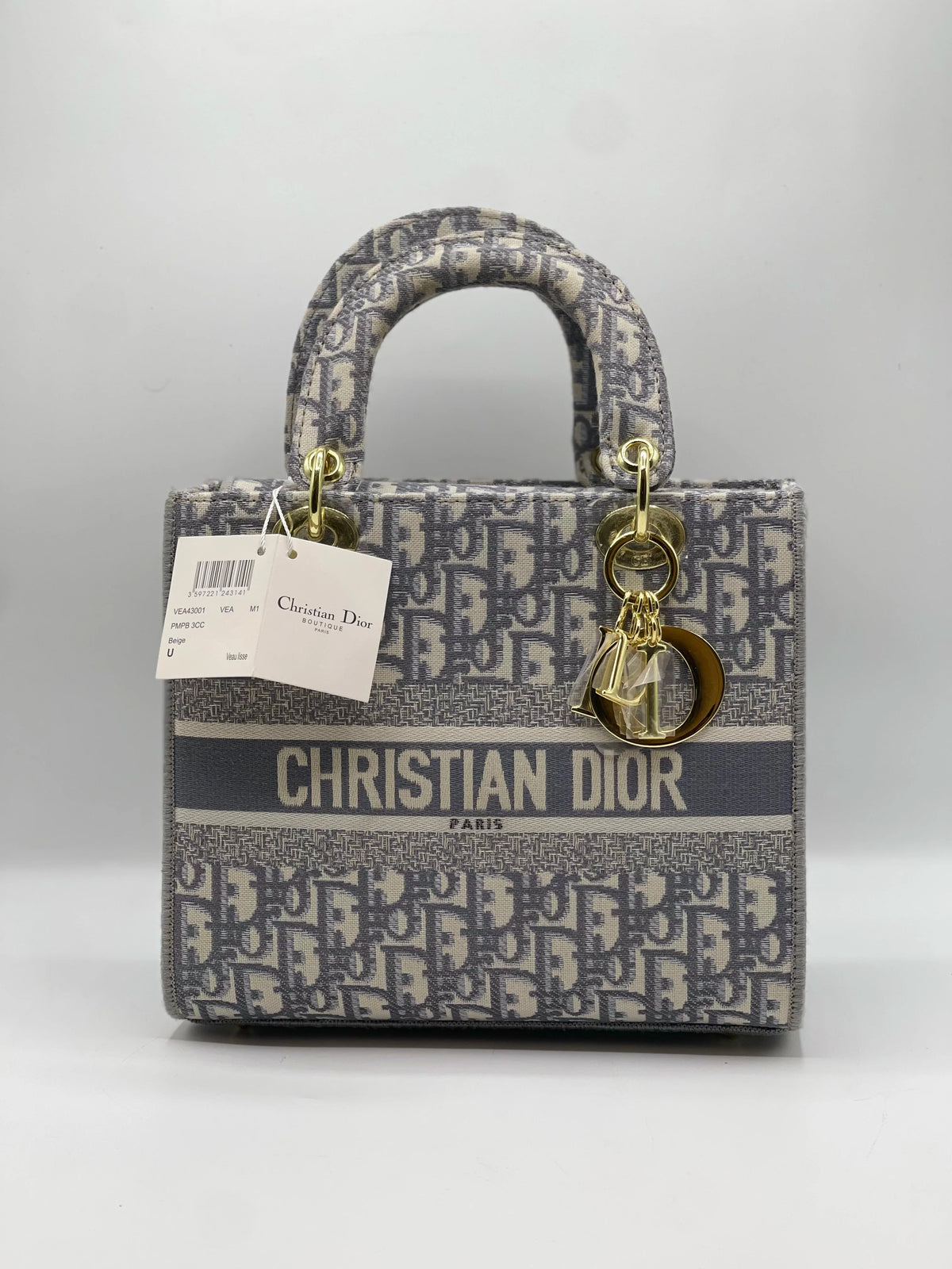 Dior LADY HAND BAG - Grey Oblique