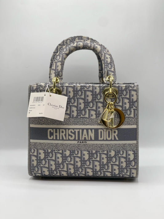 Dior LADY HAND BAG - Grey Oblique