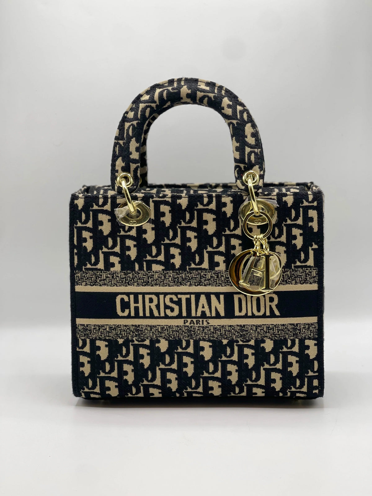 Dior LADY HAND BAG - Black Oblique
