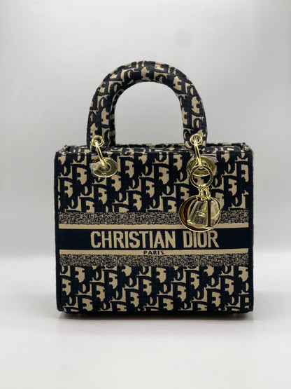 Dior LADY HAND BAG - Black Oblique