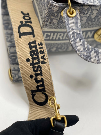 Dior LADY MINI HAND BAG Gray
