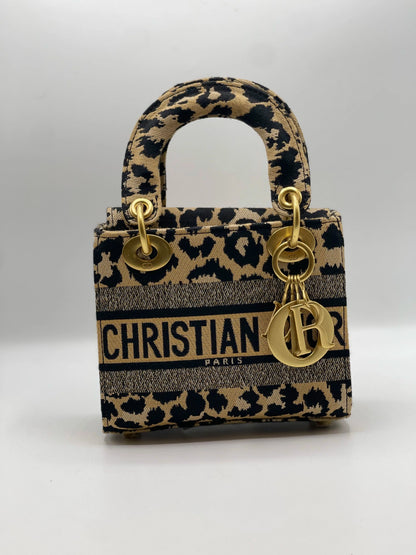 Dior LADY MINI HAND BAG Brown