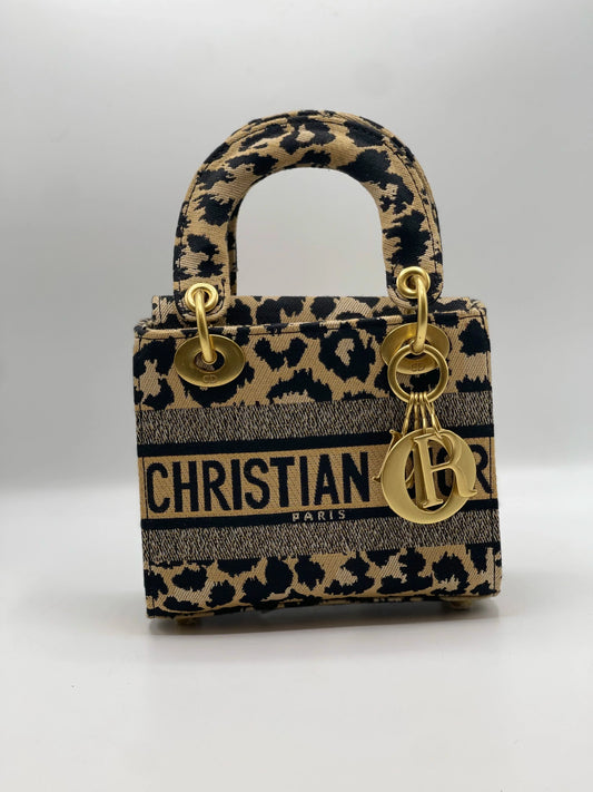 Dior LADY MINI HAND BAG Brown