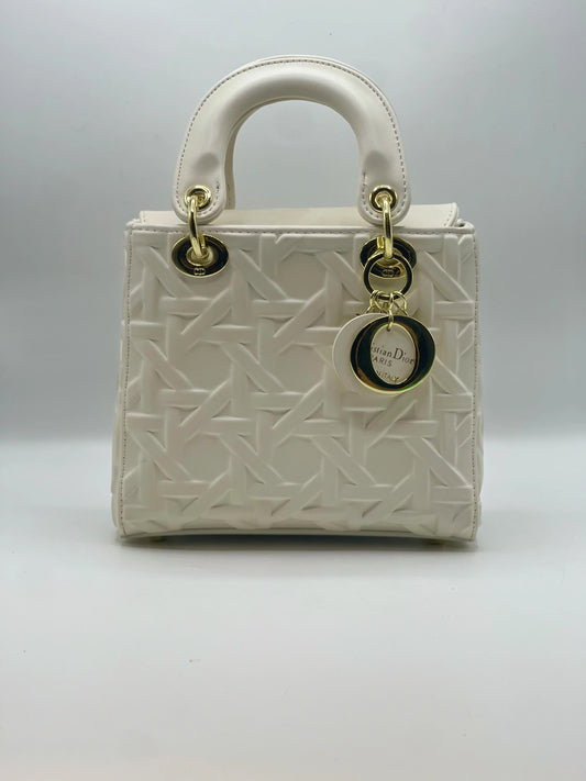 Dior LADY HAND BAG - White