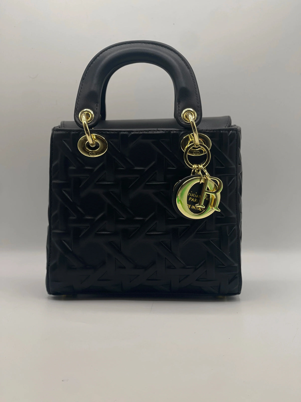 Dior LADY HAND BAG - Black Oblique