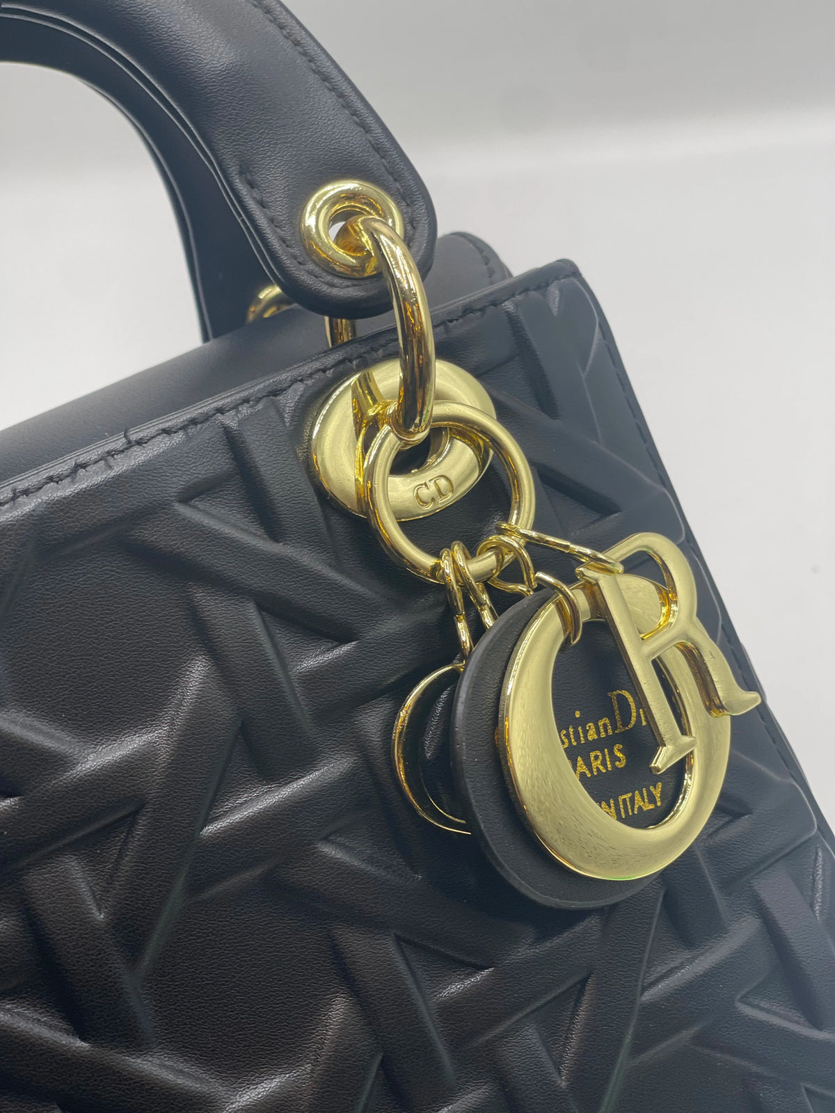 Dior LADY HAND BAG - Black Oblique