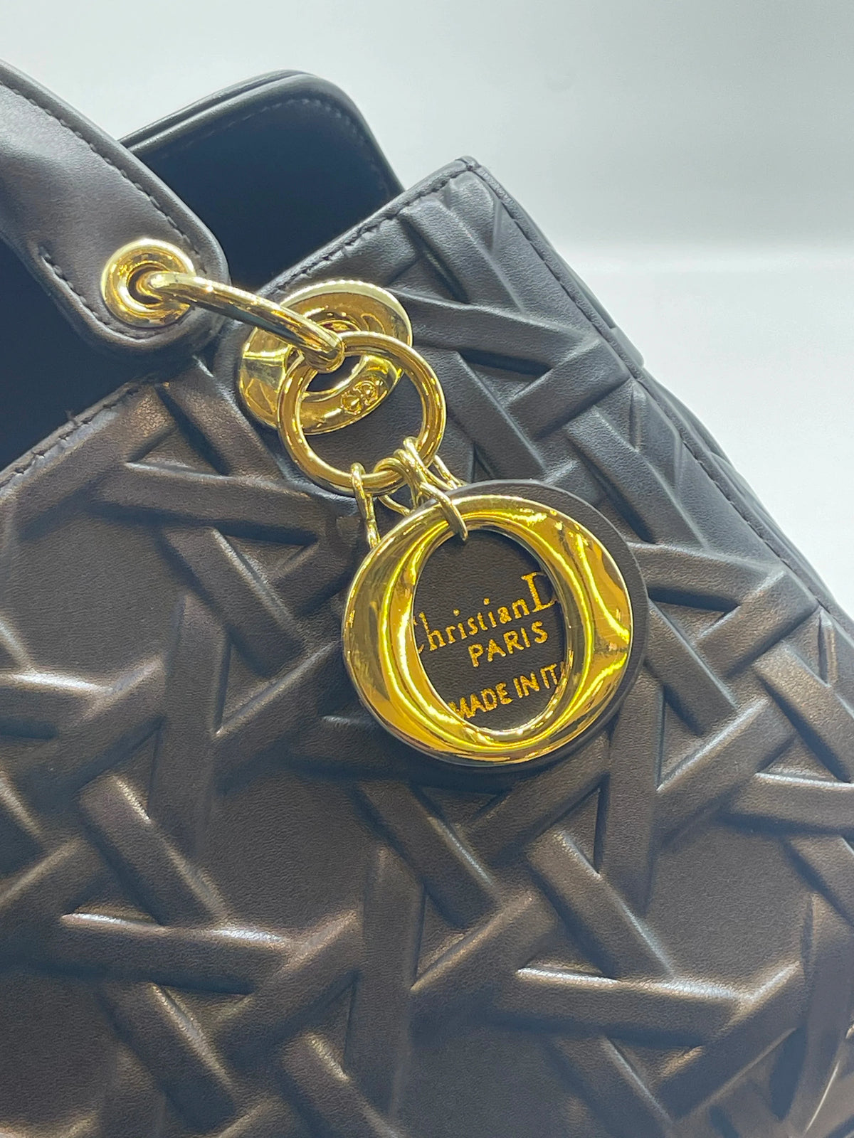 Dior LADY HAND BAG - Black Oblique