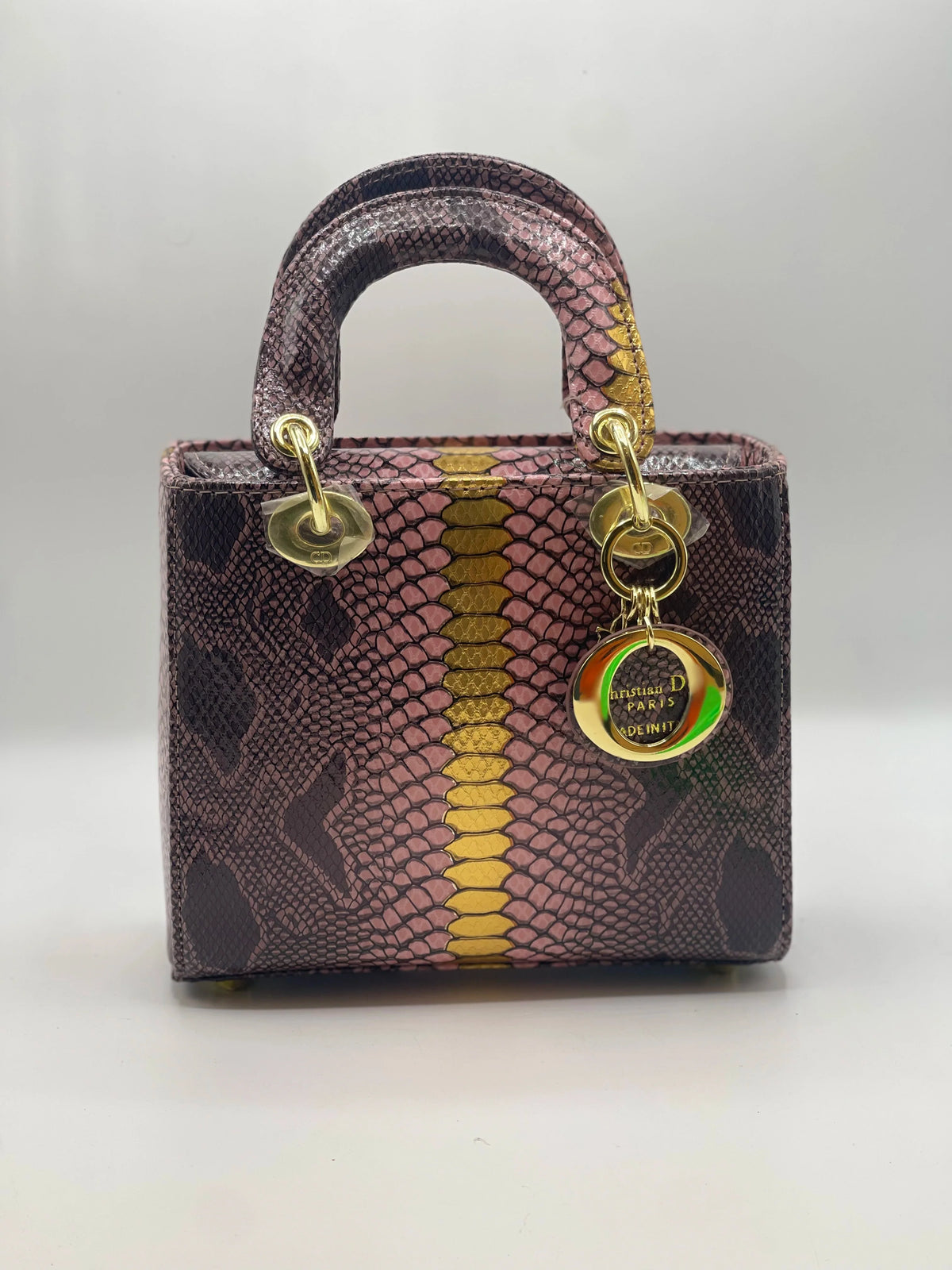 Dior LADY HAND BAG - Black & Pink