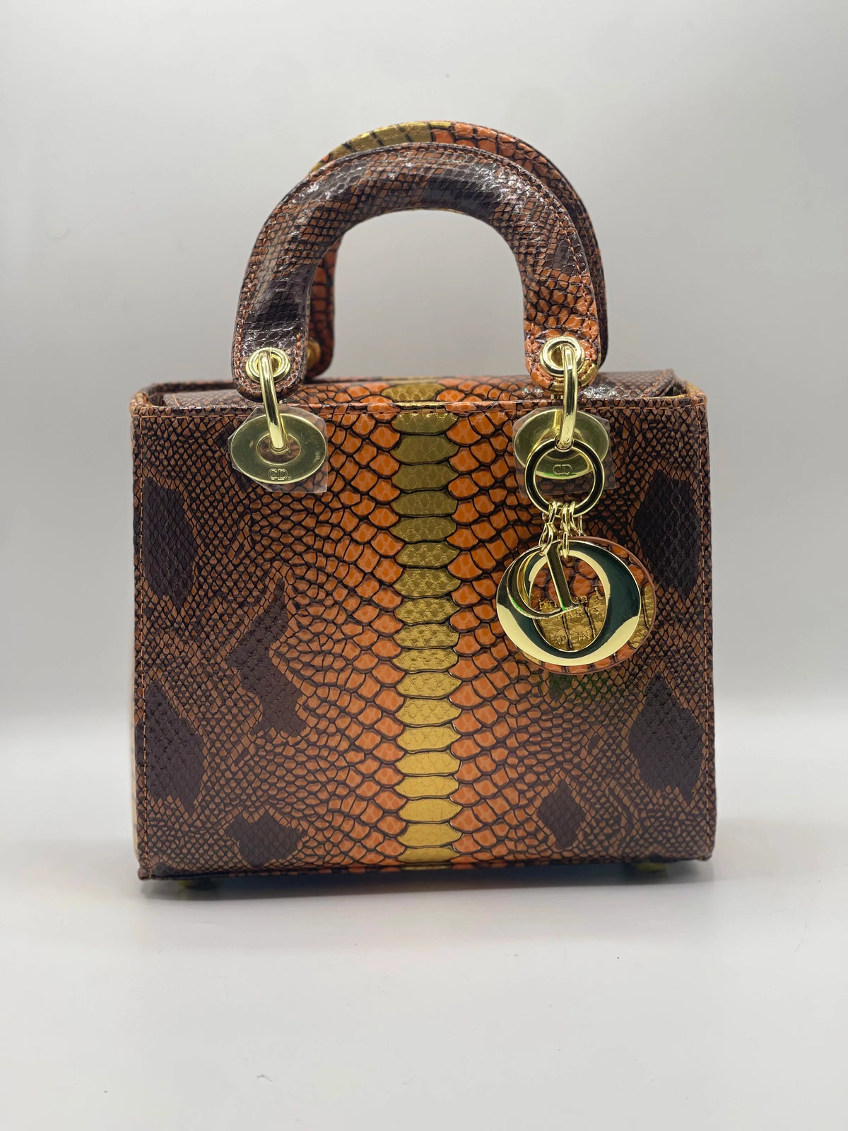 Dior LADY HAND BAG - Black & Trendy Brown