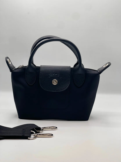 LCH Le Pliage Xtra Top Handle Bag XS - Frosted Black