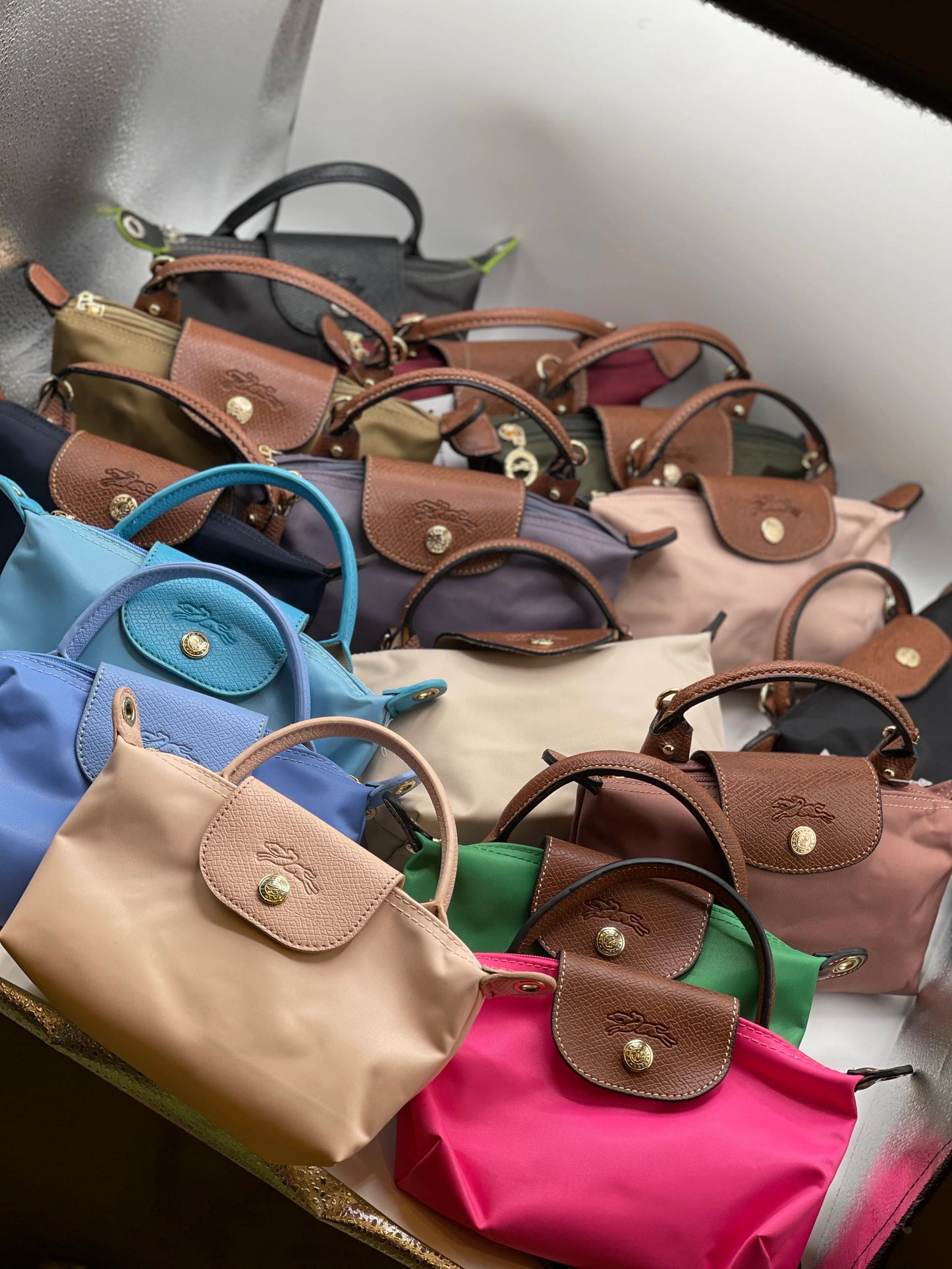 LCH LE PLIAGE POUCH WITH HANDLE