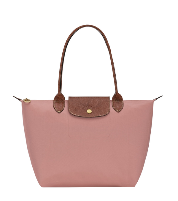 Longchamp Tote Medium - Pink Tea (WITH BRAND LOGO)