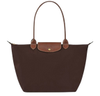 Longchamp Tote Large - Ebony Brown (WITH BRAND LOGO)