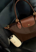 Longchamp Tote Large - Ebony Brown (WITH BRAND LOGO)