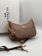 COACH Teri Shoulder Bag Brown